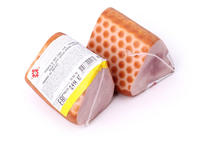 Продукт из мяса птицы «Рулет Мозаика Люкс" в вакууме | Интернет-магазин Gostpp