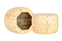 Сыр "Беловежский трюфель" с пажитником и ароматом грецкого ореха